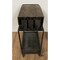 Homeroots 37 x 19 x 33 in. Rolling Rustic Black & Natural Bar Cart 389227 - alternate 7